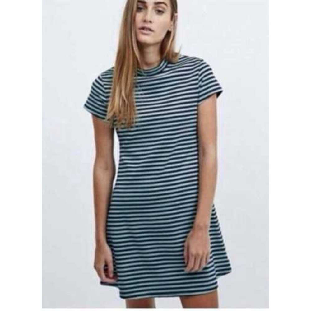 Free People On the Line Mockneck Minidress